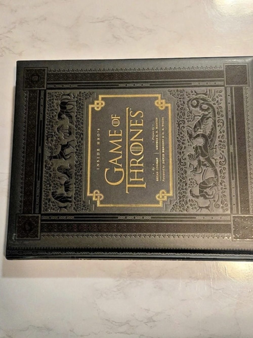 Chronicle Books Inside HBO's Game of Thrones Coffee Table Book Black & Gold
